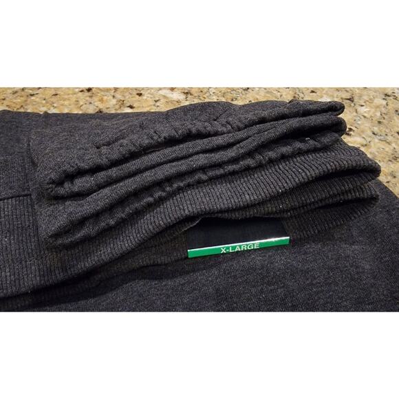 LOT 2 Men's 32 Degree Heat XL 36" Jogger Soft Fleece Tech Sweatpants BLACK NEW - Picture 5 of 5